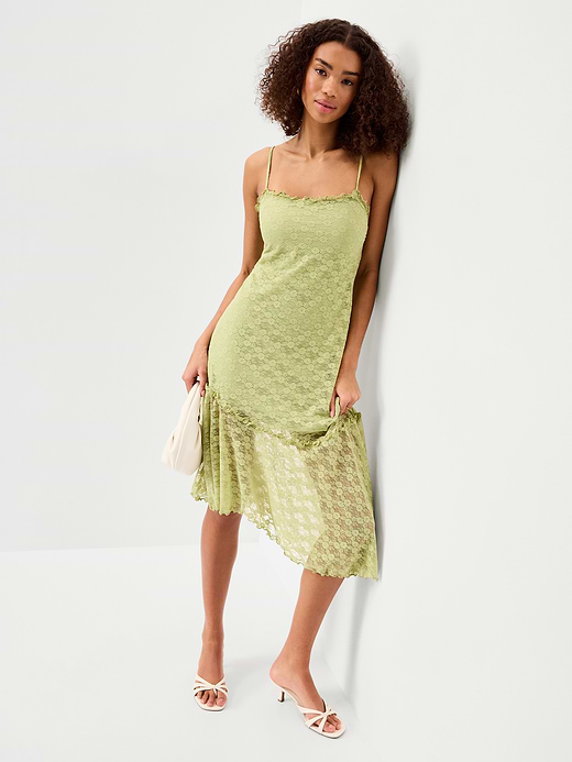 Old Navy Fit & Flare Lace Midi Dress — photo 4