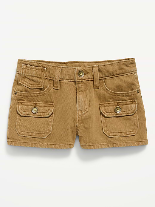 Old Navy Low-Rise Utility Jean Shorts for Girls — photo 5