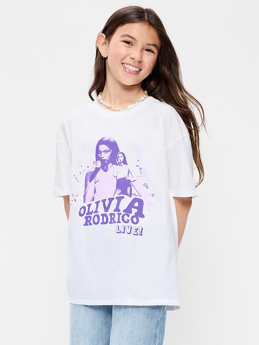 Old Navy Olivia Rodrigo™ Oversized Graphic T-Shirt for Girls — photo 1