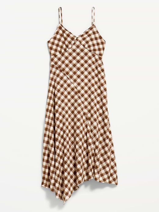 Old Navy Fit & Flare Tie-Back Asymmetrical Midi Dress — photo 6