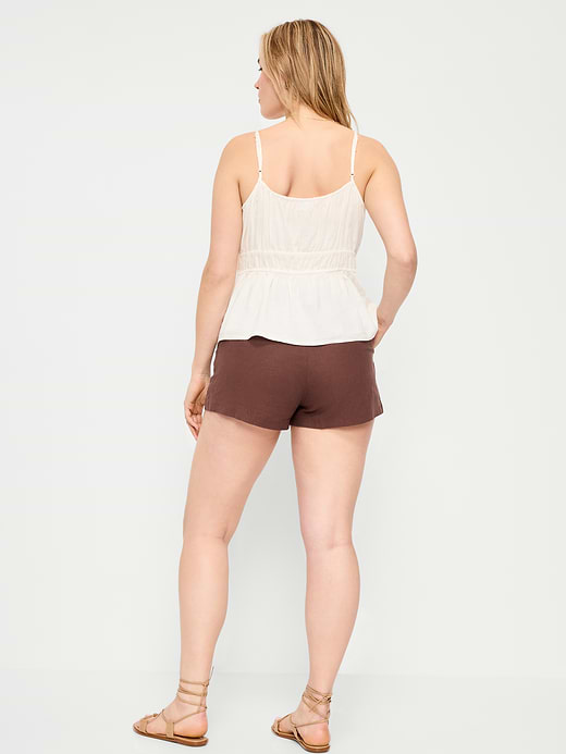 Old Navy High-Waisted Linen-Blend Micro Shorts — photo 7