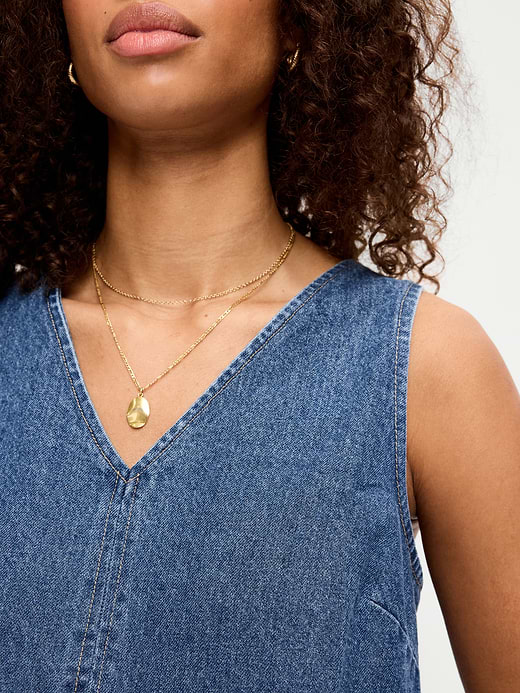 Old Navy Sleeveless Pinafore Mini Dress — photo 5