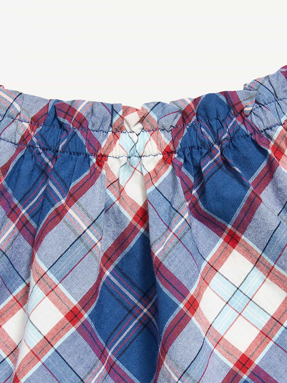 Old Navy Sleeveless Tie-Shoulder Plaid Top for Girls — photo 5