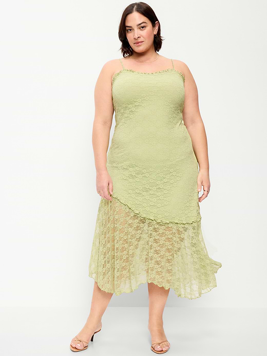 Old Navy Fit & Flare Lace Midi Dress — photo 9