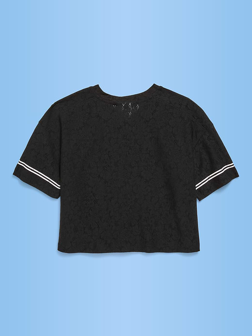 Old Navy FIFA World Cup 26™ Germany Boxy Lace V-Neck T-Shirt for Girls — photo 3