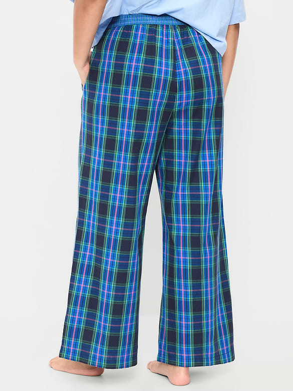 Old Navy Poplin Wide-Leg Pajama Pants — photo 10