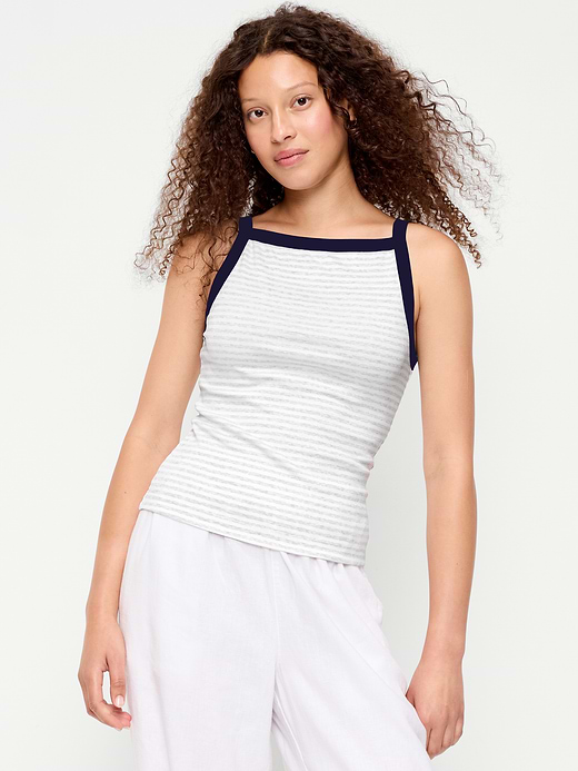 Old Navy Snug Apron-Neck Tank Top — photo 1