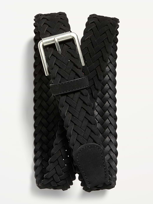 Old Navy Braided Faux-Leather Belt for Men — photo 1