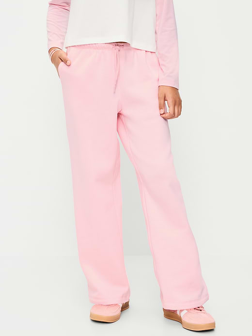 Old Navy High-Waisted Graphic Wide-Leg Sweatpants for Girls — photo 1