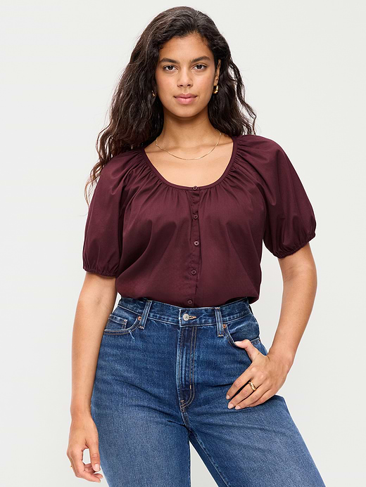 Old Navy Airy Button-Down Top — photo 6