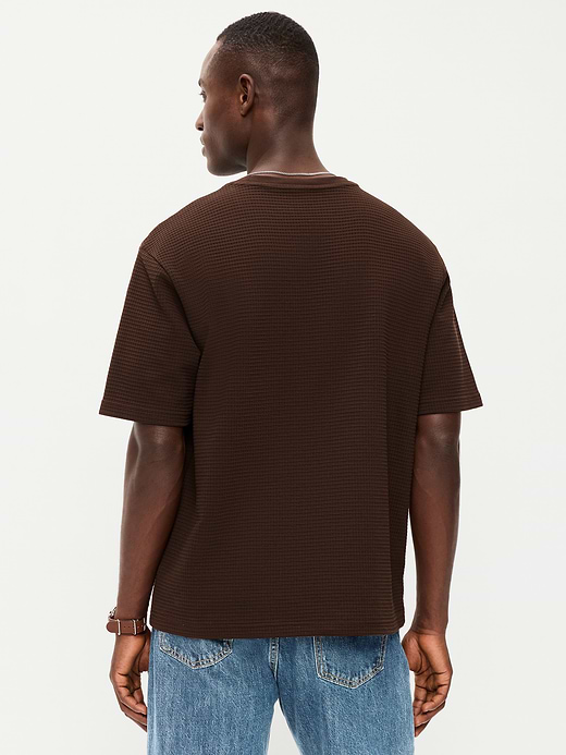 Old Navy Loose Short-Sleeve Textured Waffle T-Shirt — photo 3