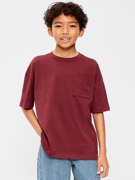 Old Navy Oversized Short-Sleeve Pocket T-Shirt for Boys — photo 1