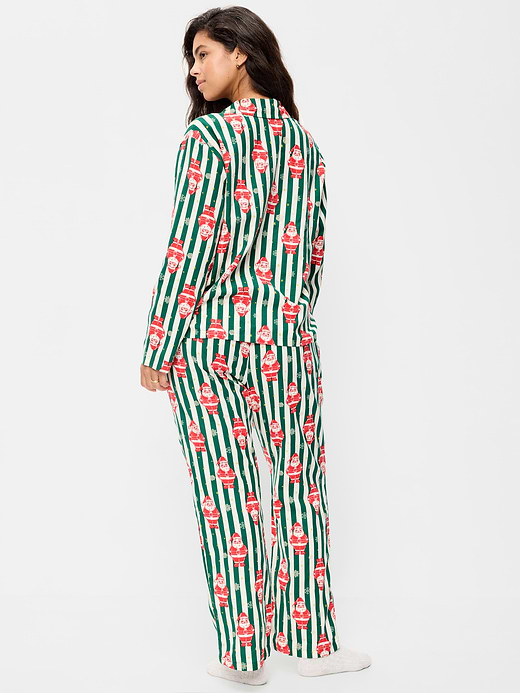 Old Navy Printed Flannel Pajama Pant Set for Women — photo 7