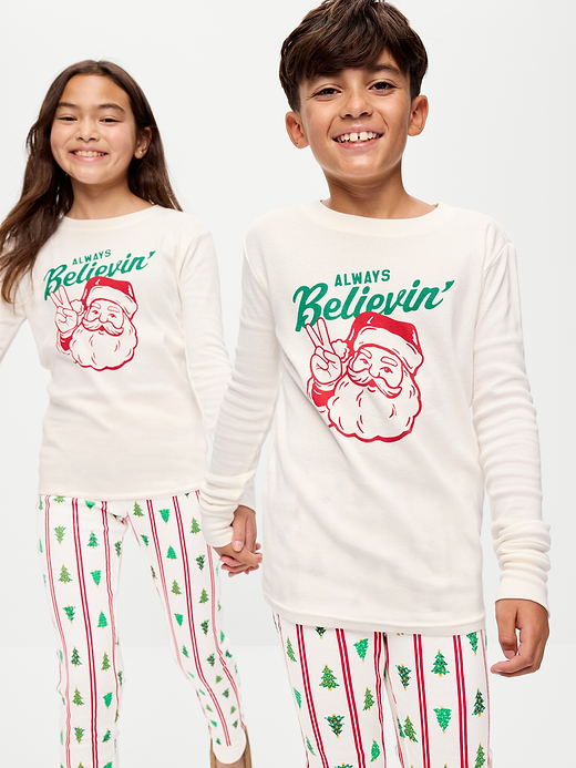 Old Navy Gender-Neutral Snug-Fit Graphic Pajama Set for Kids — photo 1