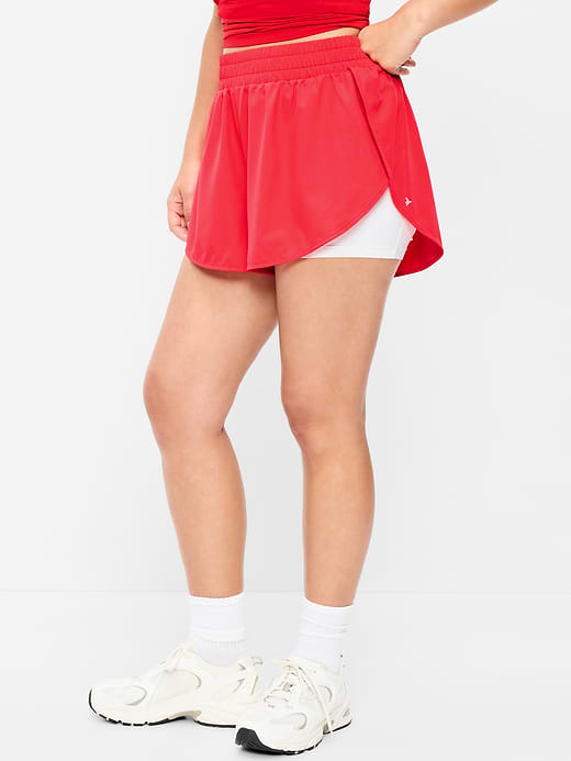 Old Navy High-Waisted StretchTech 2-In-1 Run Shorts — photo 4