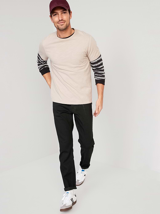 Old Navy Athletic Taper Jeans — photo 4