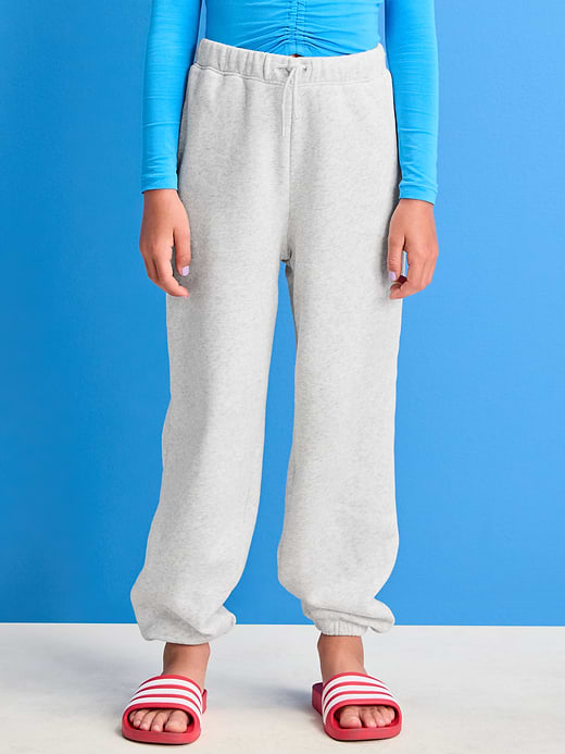 Old Navy Favorite Fleece High-Waisted Jogger Sweatpants for Girls — photo 4