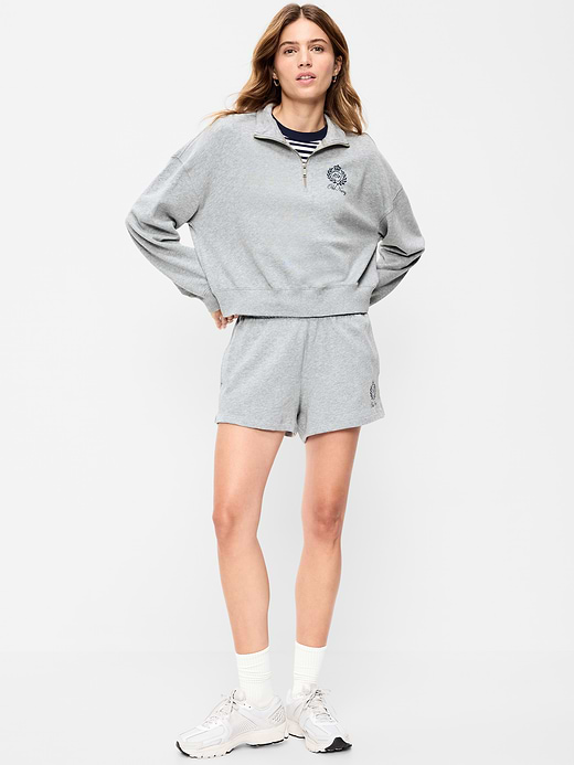 Old Navy High-Waisted Loose Logo Shorts -- 3-inch inseam — photo 1
