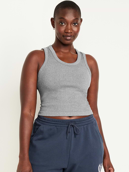 Old Navy Exhale Seamless Fitted Rib Tank — photo 6