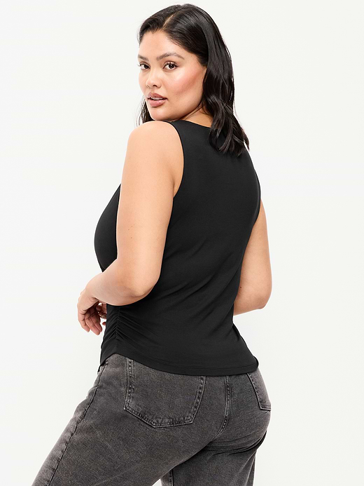 Old Navy Asymmetrical Side-Cinch Tank Top — photo 9