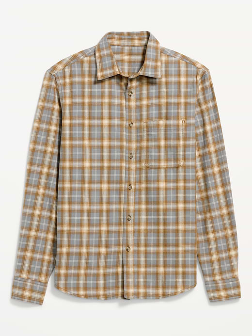 Old Navy Relaxed Long-Sleeve Flannel Pocket Shirt — photo 5