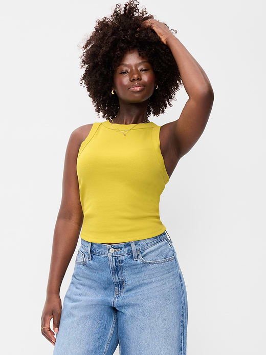 Old Navy Crop Ribbed Tank Top — photo 5