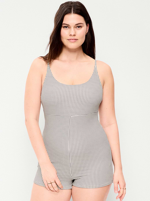 Old Navy Textured Swim Romper — photo 6