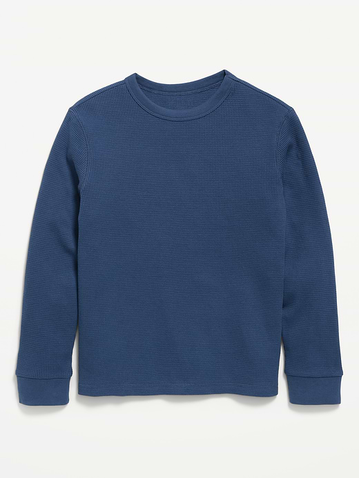 Old Navy Long-Sleeve Waffle-Knit T-Shirt for Boys — photo 1