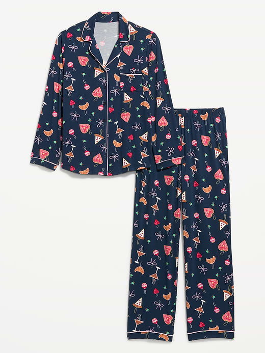 Old Navy Sunday Sleep Knit Jersey Pant Set — photo 4