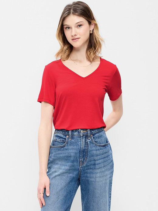 Old Navy Luxe Slub-Knit T-Shirt — photo 1