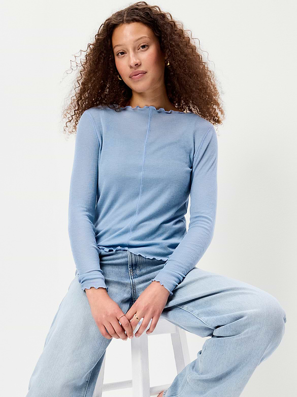 Old Navy Lettuce-Edge Tissue T-Shirt — photo 4