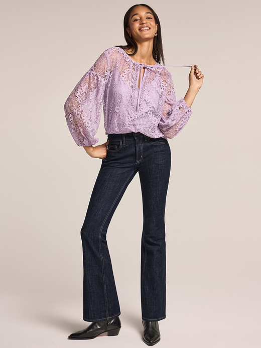 Old Navy Old Navy x Anna Sui Slim Boot Cut Jeans — photo 1