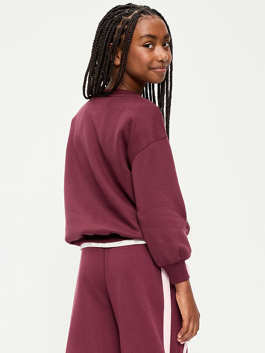 Old Navy College Oversized Graphic Tunic Sweatshirt for Girls — photo 3
