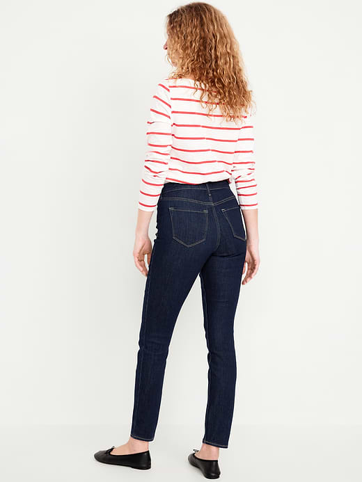 Old Navy High-Waisted Wow Straight Ankle Jeans — photo 4