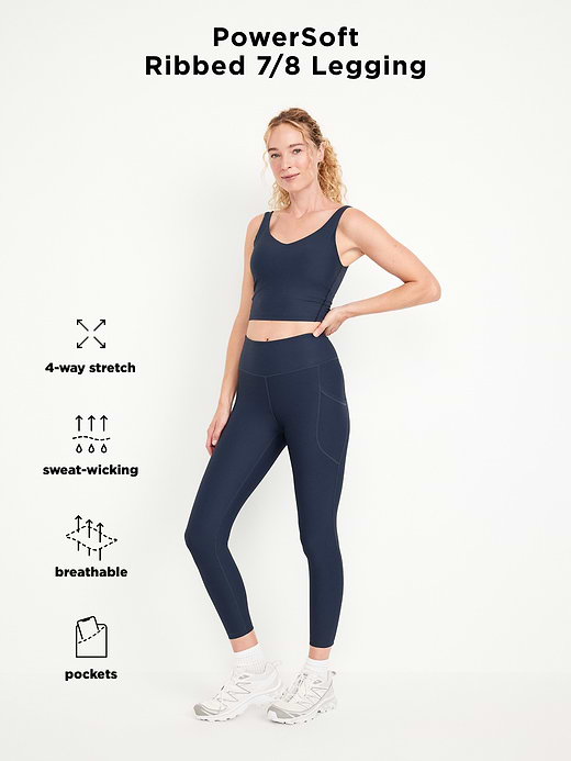 Old Navy High-Waisted PowerSoft 7/8 Pocket Leggings — photo 9