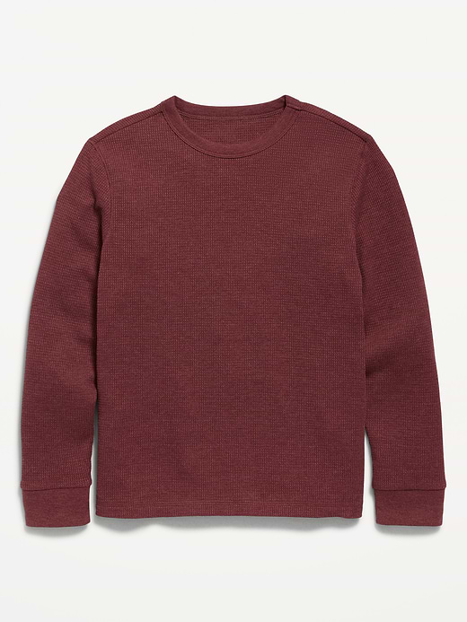 Old Navy Long-Sleeve Waffle-Knit T-Shirt for Boys — photo 1