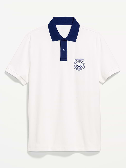 Old Navy Classic Fit Pique Graphic Polo — photo 5