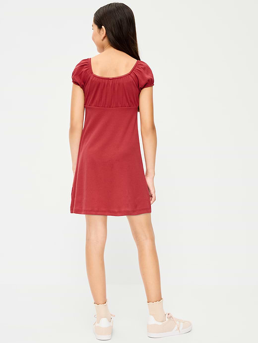 Old Navy Printed Fit and Flare Dress for Girls — photo 3