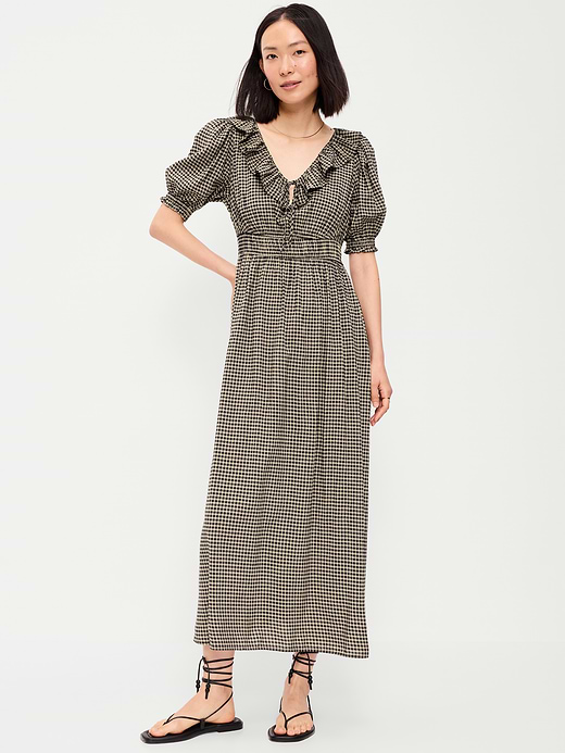 Old Navy Ruffle-Collar Boho Maxi Dress — photo 1