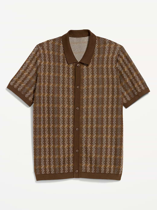 Old Navy Short-Sleeve Sweater Shirt — photo 5