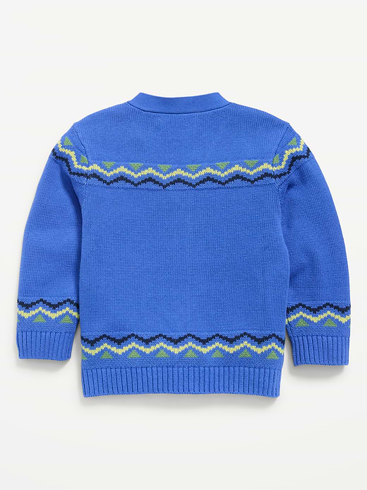 Old Navy Oversized Graphic Cardigan Sweater for Toddler Boys — photo 3