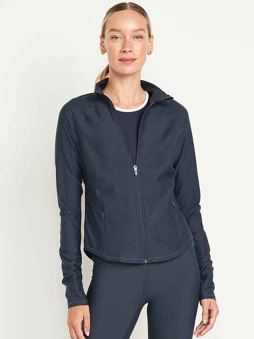 Old Navy PowerSoft Full-Zip Fitted Jacket — photo 1