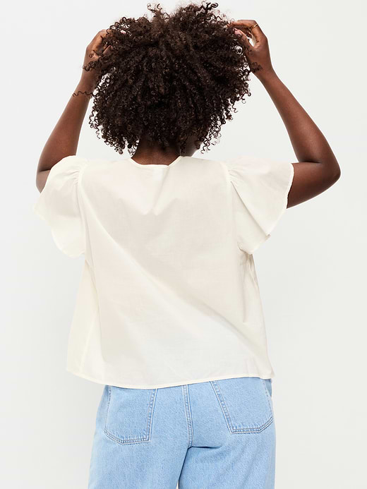 Old Navy Short-Sleeve Embroidered Trousseau Top — photo 7