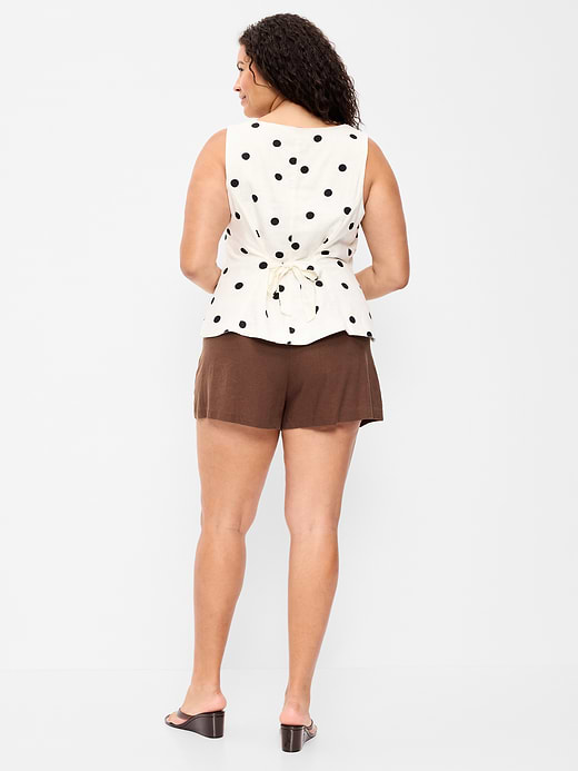 Old Navy High-Waisted Linen-Blend Micro Shorts — photo 9