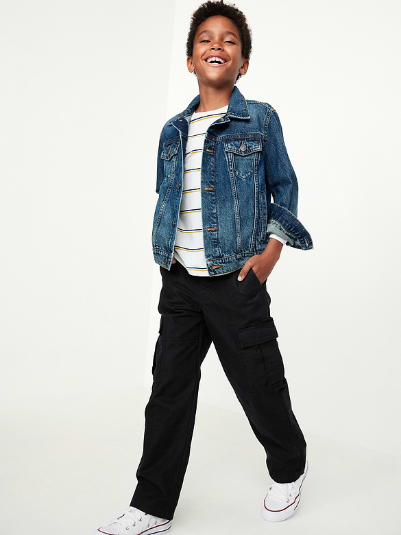 Old Navy Baggy Non-Stretch Cargo Pants for Boys — photo 4
