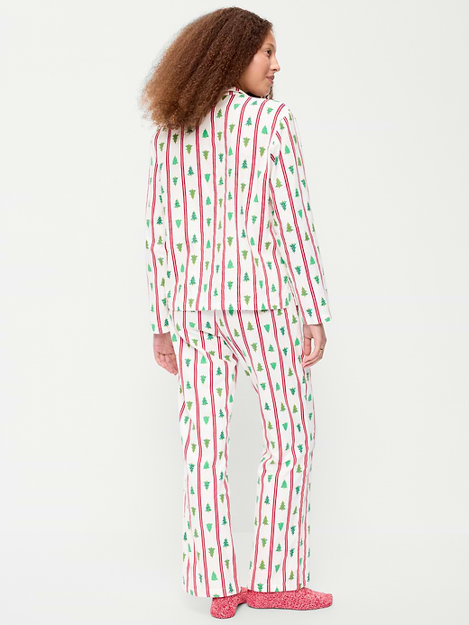 Old Navy Printed Flannel Pajama Pant Set for Women — photo 3