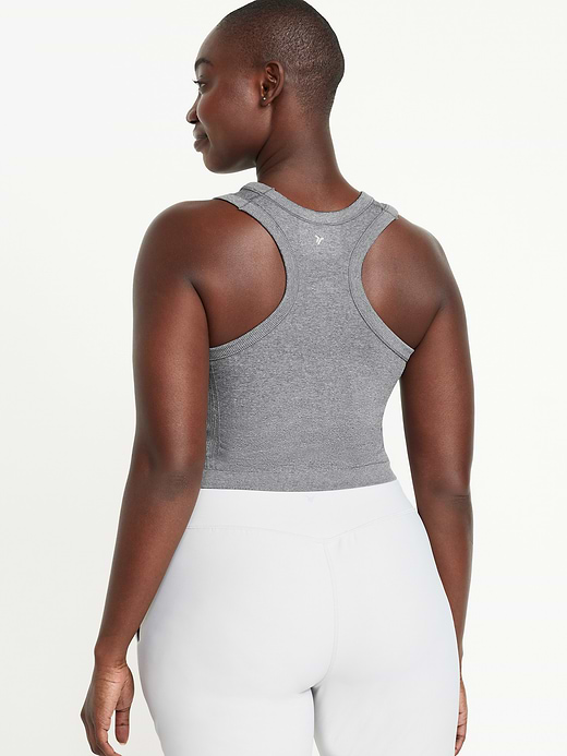 Old Navy Fluid Seamless Fitted Crop Tank Top — photo 7