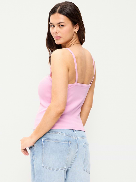 Old Navy Button-Front Cami Tank Top — photo 7