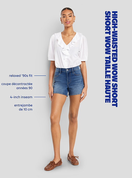 Old Navy High-Waisted Wow Jean Shorts -- 4-inch inseam — photo 10