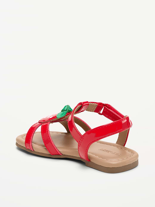 Old Navy Strawberry Patent Sandals for Toddler Girls — photo 4